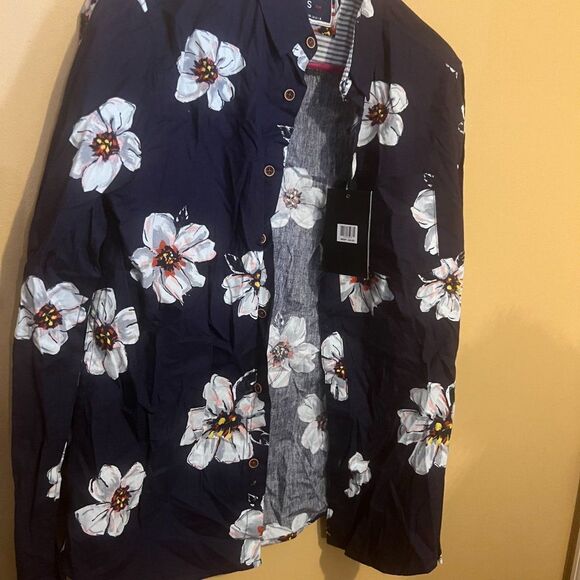 NWT Eighth Avenue floral button down S - Picture 3 of 8
